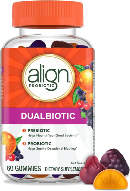 Align probiotic gummies for digestive health support