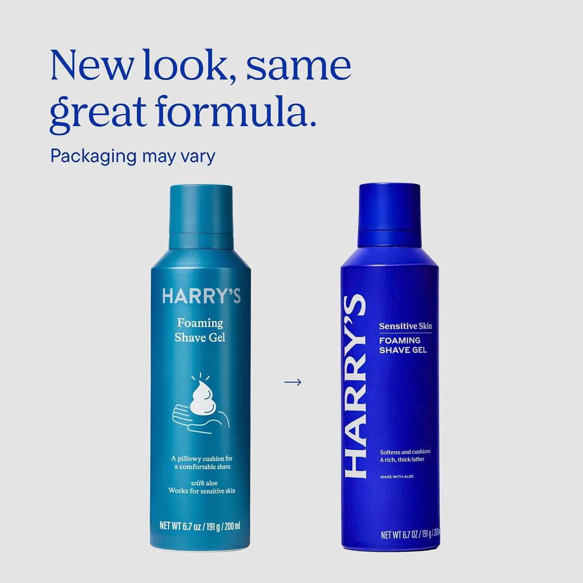 Harry's 6.7 oz foaming shave gel value pack