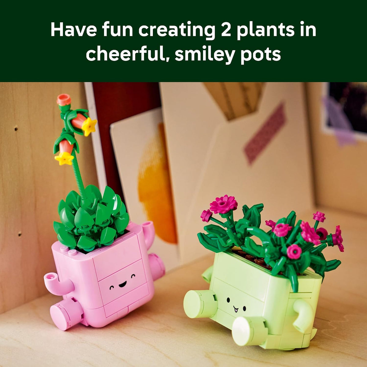 LEGO Botanicals kids plant decor display set