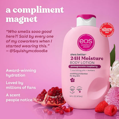 eos Shea Better body lotion for daily moisture