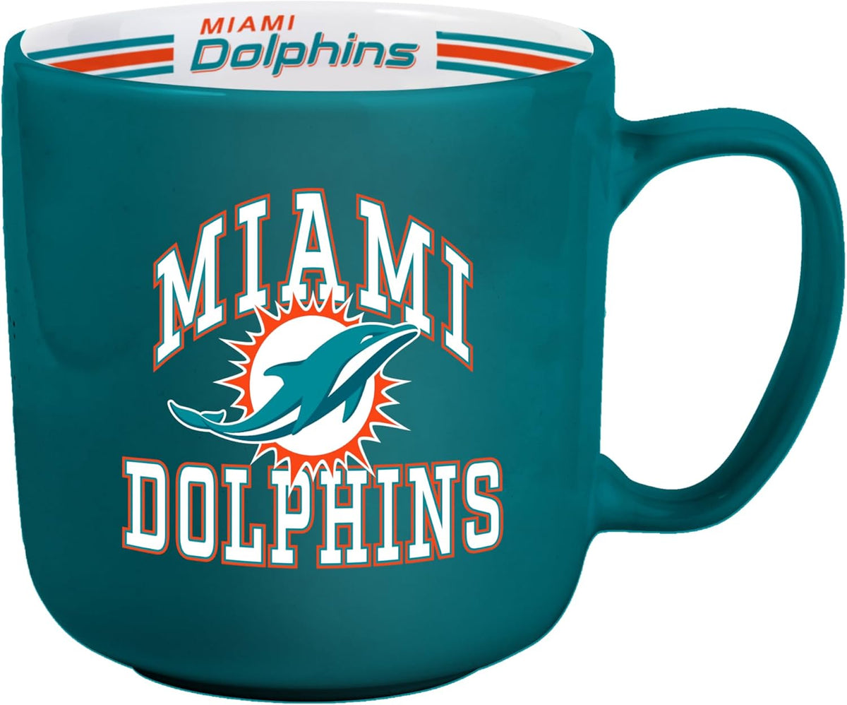 FANMATS NFL Miami Dolphins ceramic coffee mug