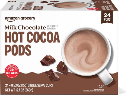Amazon Grocery 24-count milk chocolate cocoa pods