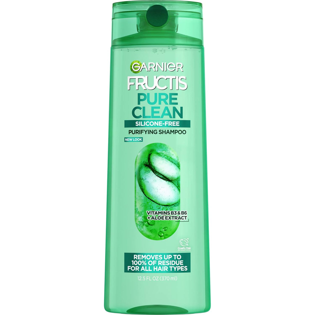 Silicone-free Garnier Fructis shampoo for normal to oily hair