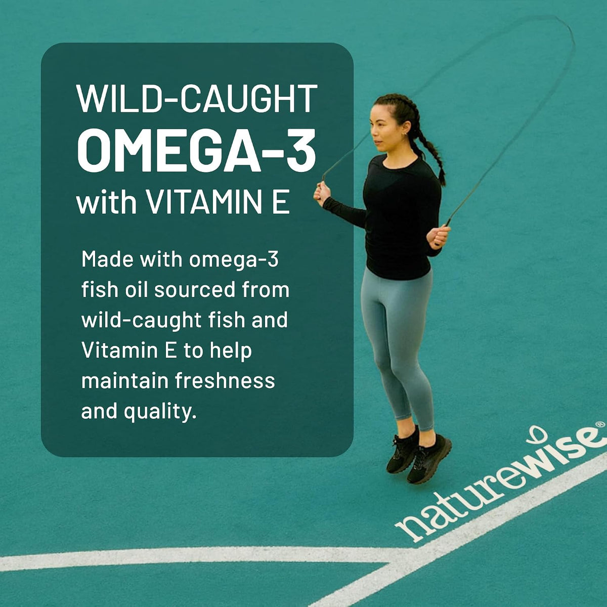 Lemon flavor fish oil softgels with EPA and DHA