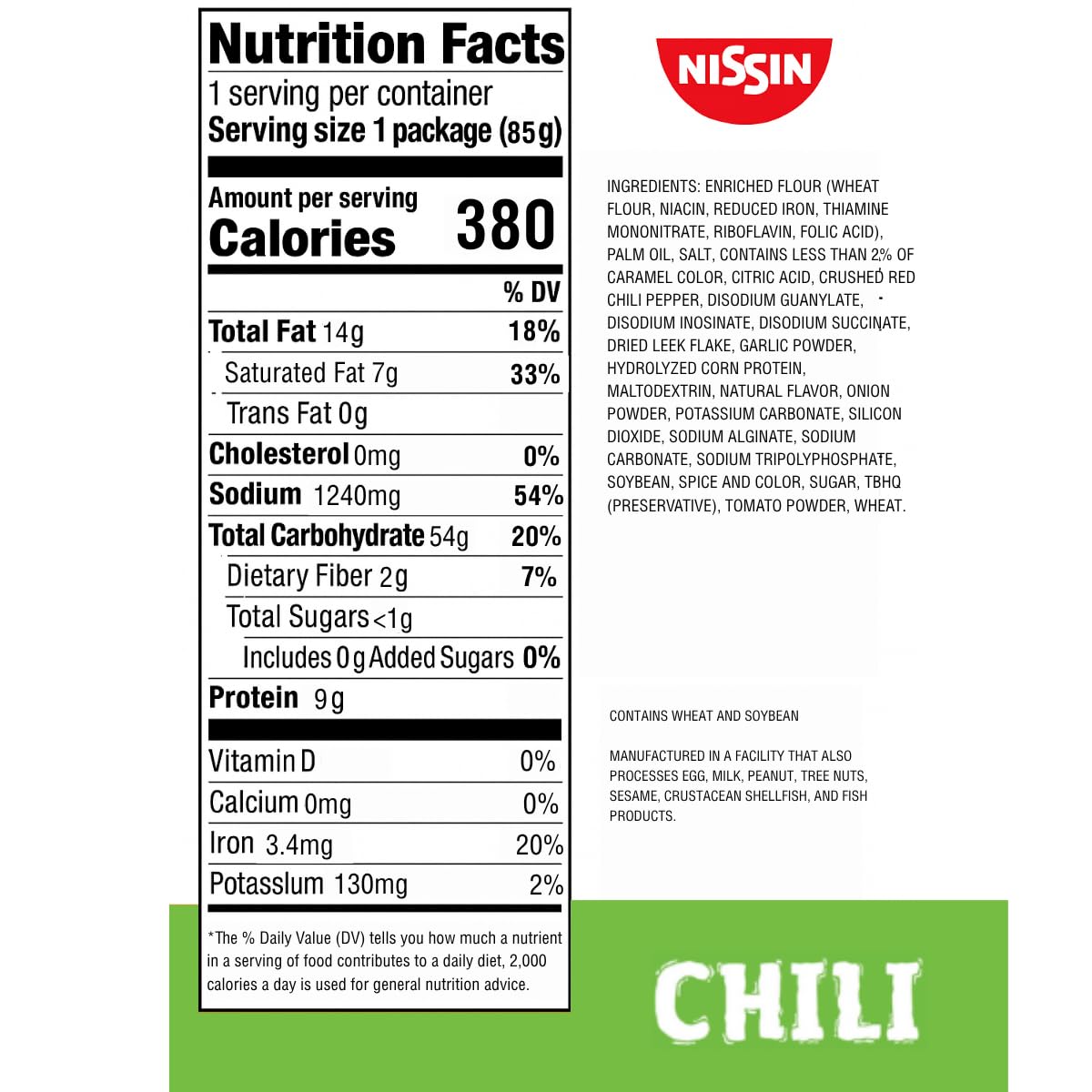 Top Ramen Chili vegetarian-friendly noodle soup