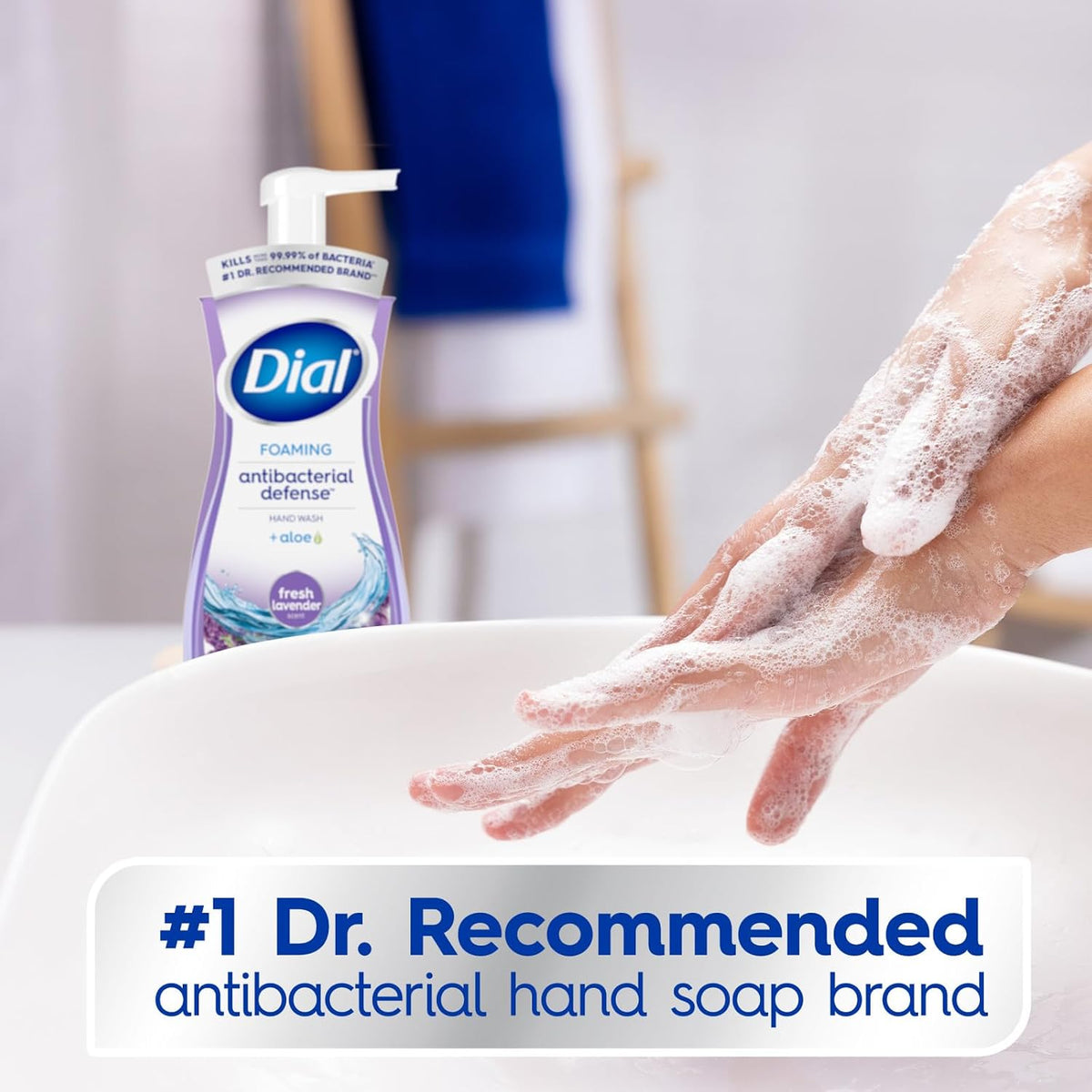 Dial Fresh Lavender foaming hand wash multi-pack