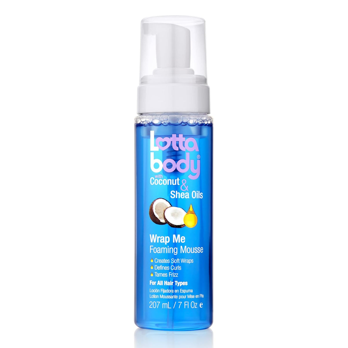 Lottabody foaming mousse hair styling product