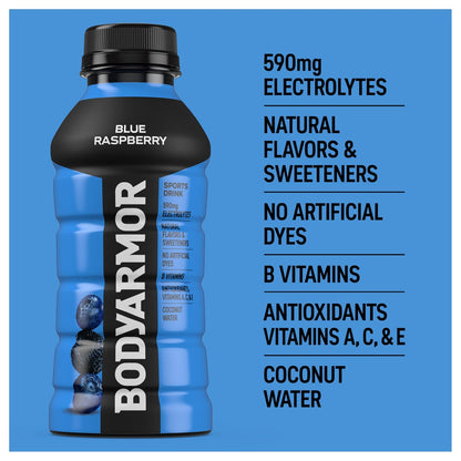 BODYARMOR Blue Raspberry electrolyte beverage