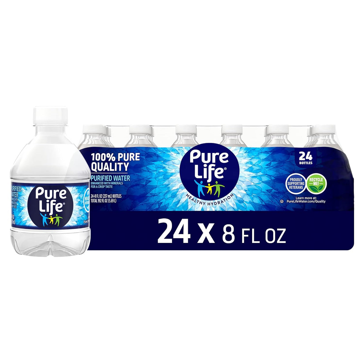 Pure Life mini 8 fl oz purified water bottles