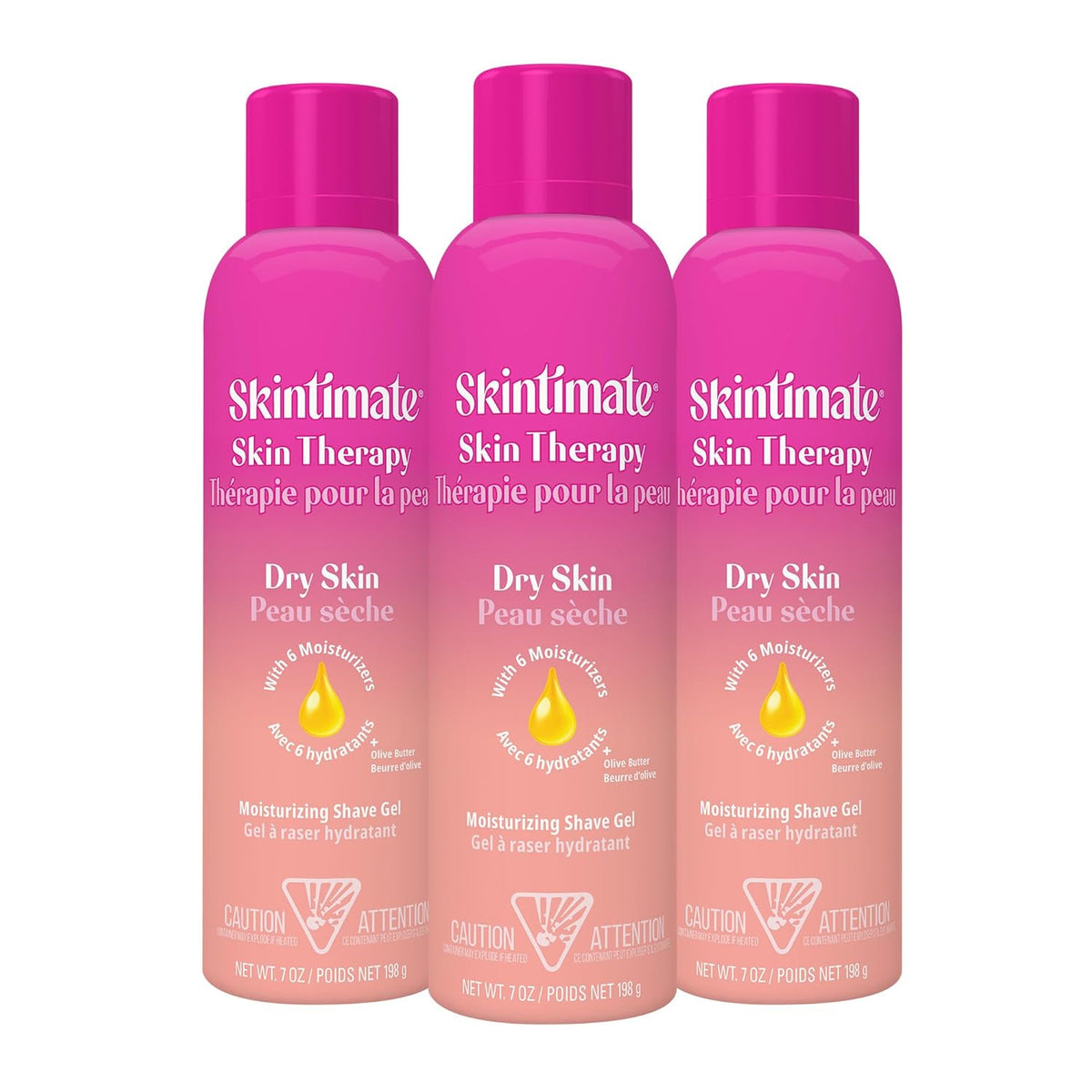Skintimate Sensitive Skin shave gel 7 oz bottles