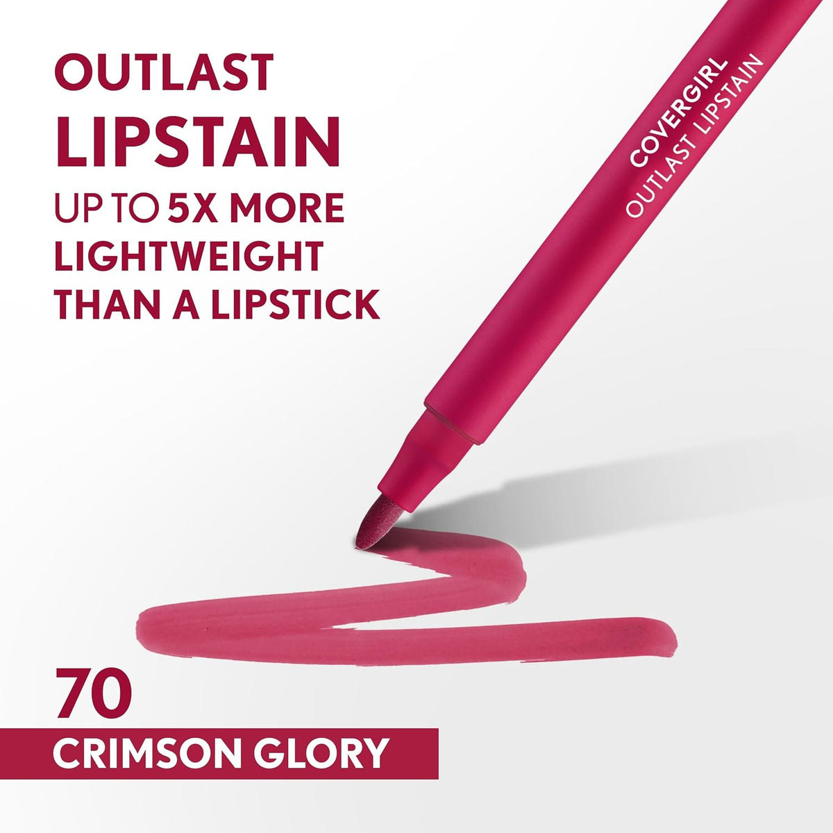 COVERGIRL Outlast Lipstain with satin stained finish