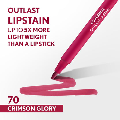 COVERGIRL Outlast Lipstain with satin stained finish