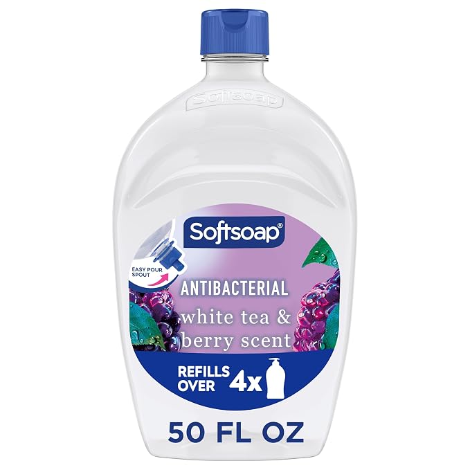 Softsoap antibacterial hand soap refill White Tea and Berry 50 fl oz