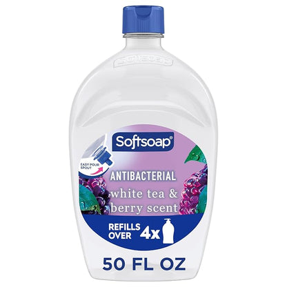 Softsoap antibacterial hand soap refill White Tea and Berry 50 fl oz