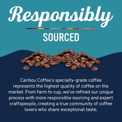 Caribou Coffee Caribou Blend 20 ounce ground coffee front view