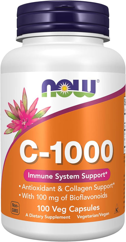 NOW Vitamin C 1000 with Bioflavonoids bottle