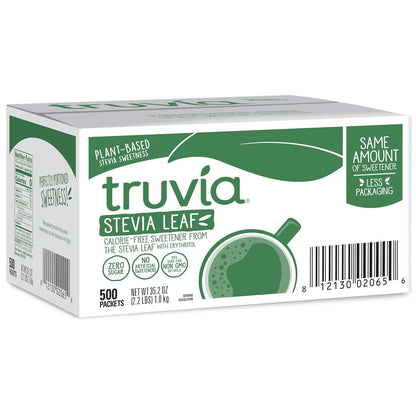 Truvia stevia leaf sweetener packets bulk box