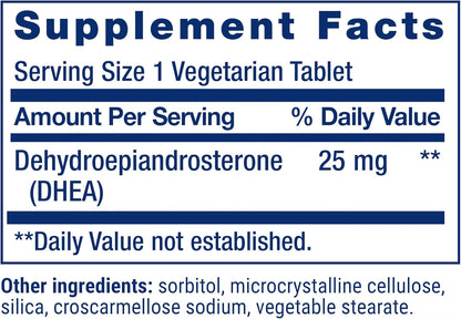Life Extension hormone balance support supplement tablets