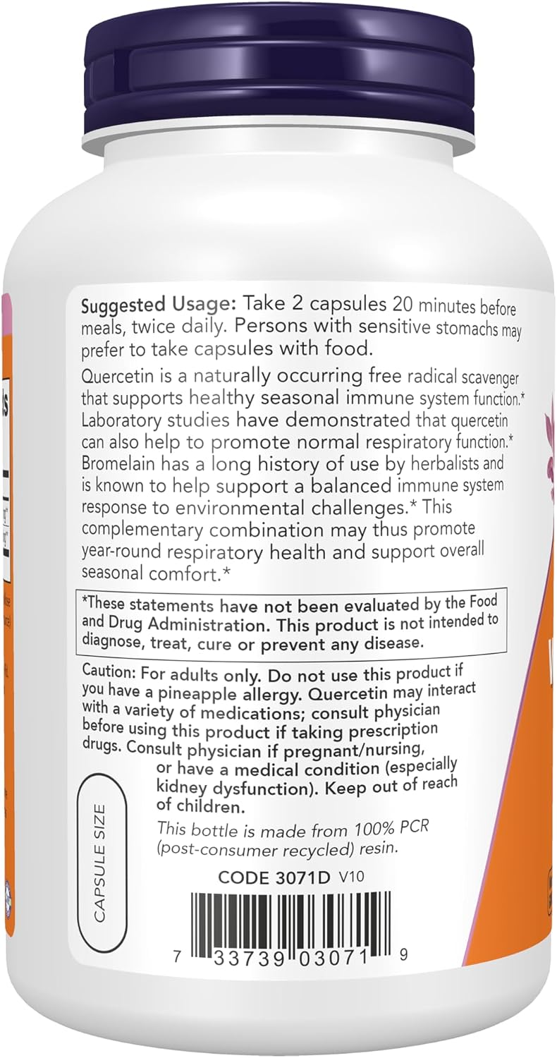 NOW 240 veg caps dietary supplement bottle