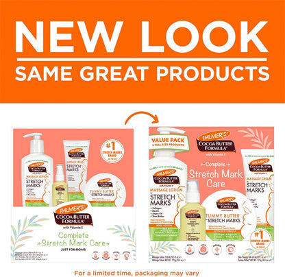 Pregnancy stretch mark cream lotion butter and oil kit