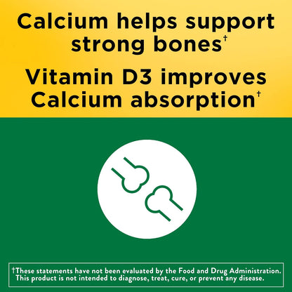 Nature Made Calcium with Vitamin D3 220 tablets bottle