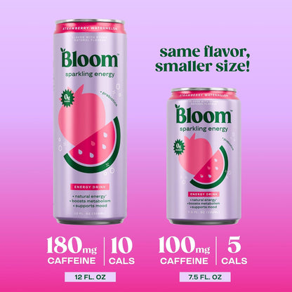 7.5 oz Bloom Nutrition energy drink variety pack