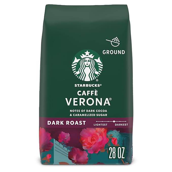 Starbucks Caffè Verona dark roast ground coffee 28 oz bag