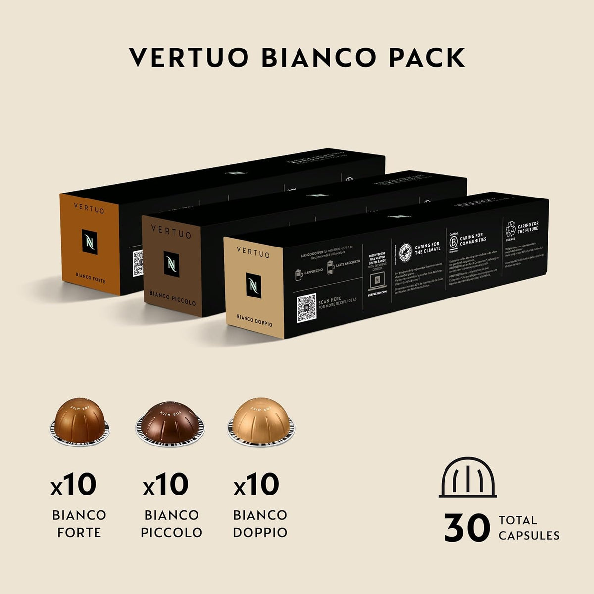 Visit the Nespresso Store — Nespresso Vertuo, Discovery Variety Pack, 50-Count Coffee and Espresso Pods - product image 63