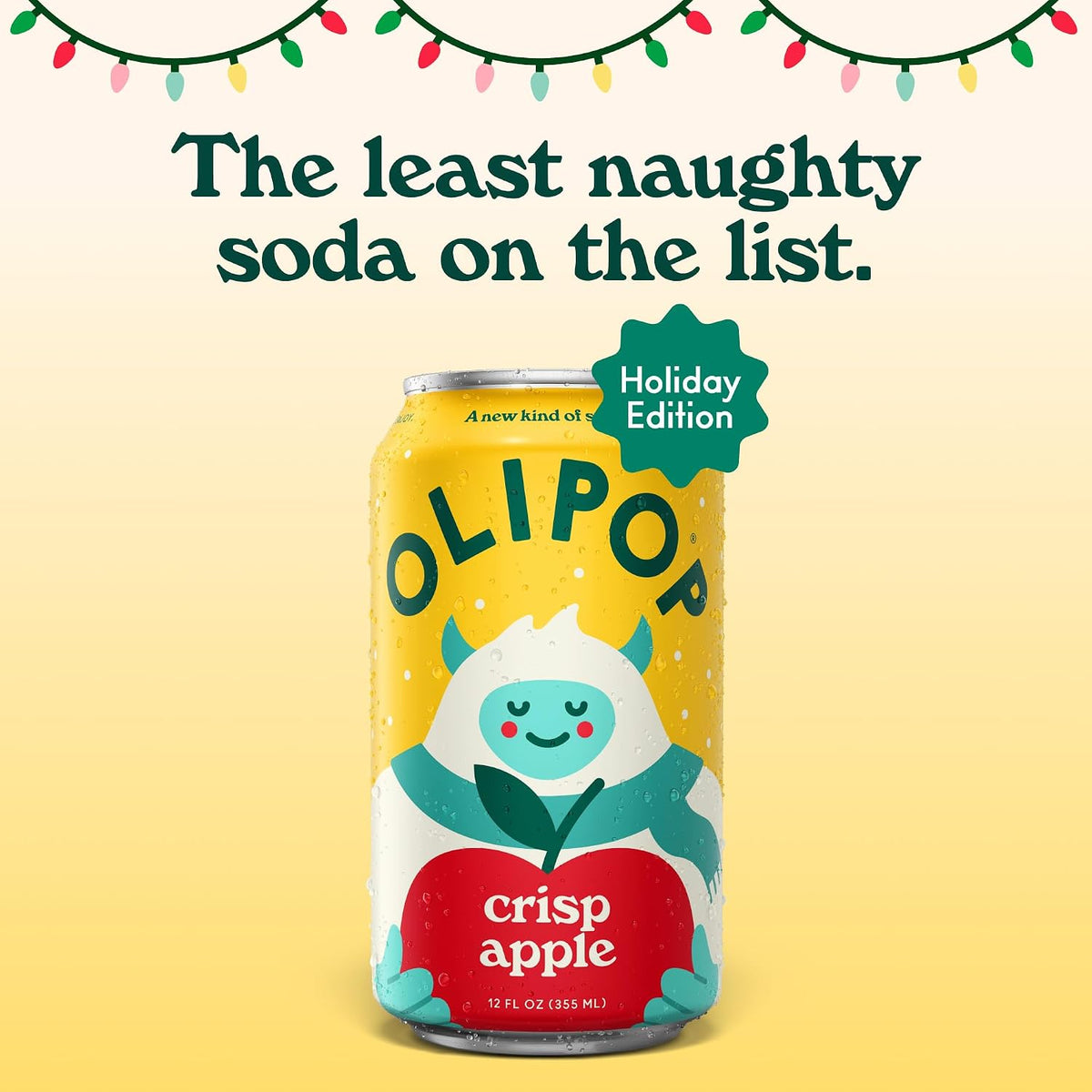 OLIPOP 12 fl oz prebiotic soda cans