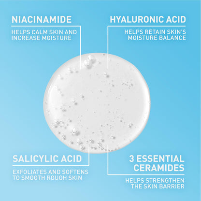 Fragrance-free CeraVe SA Cleanser foaming gel