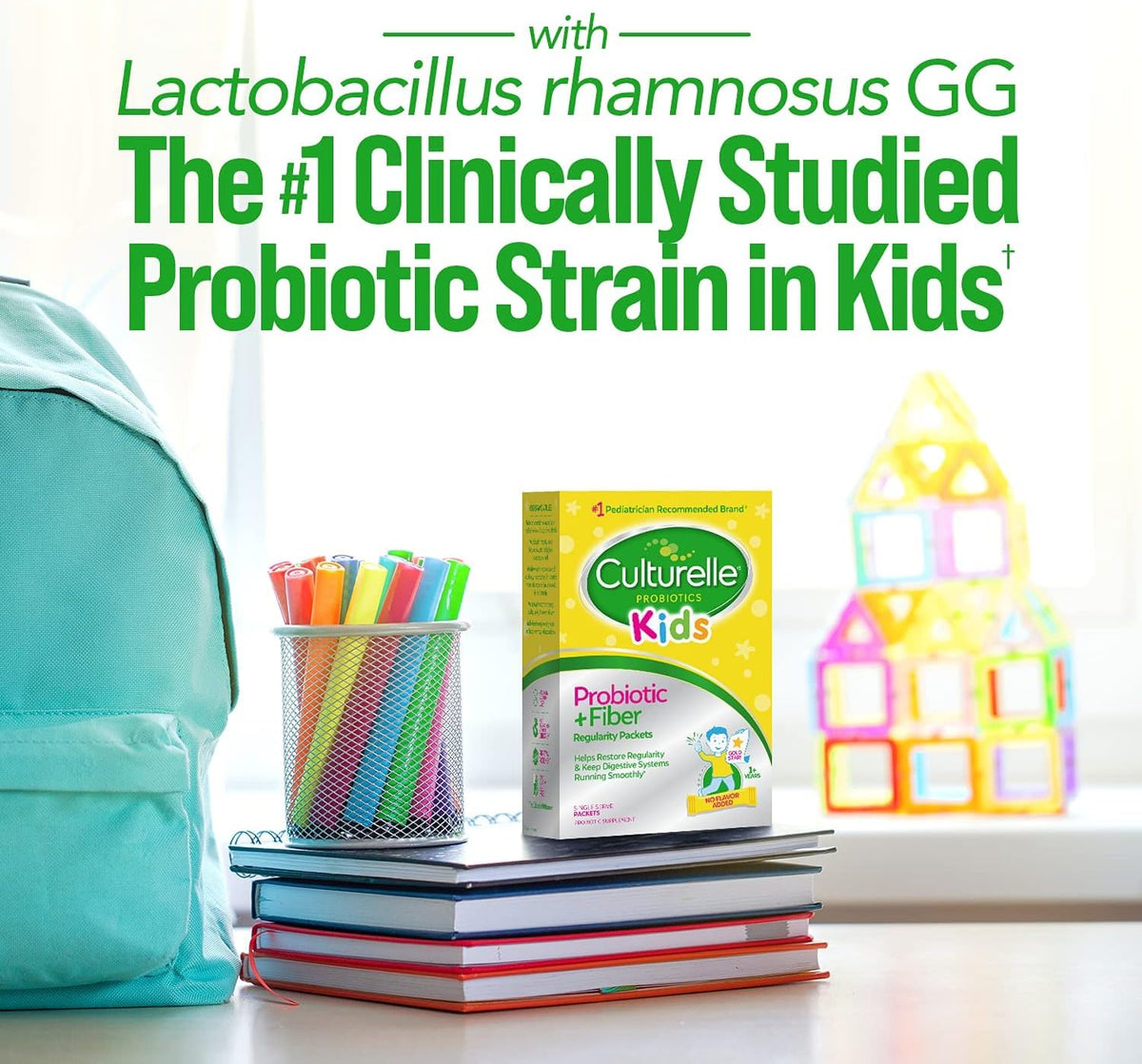 Culturelle digestive support packets for children