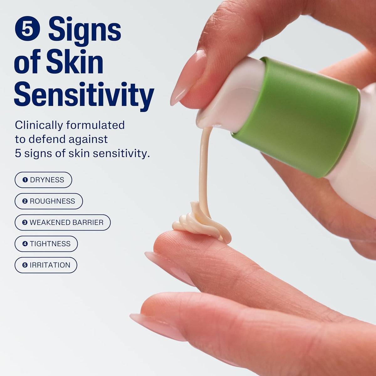 Oil-free Cetaphil facial moisturizer for sensitive skin