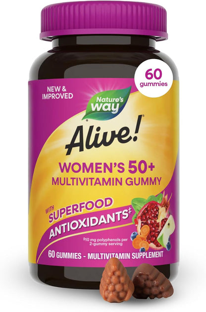 Mixed berry women's 50+ daily gummy multivitamin