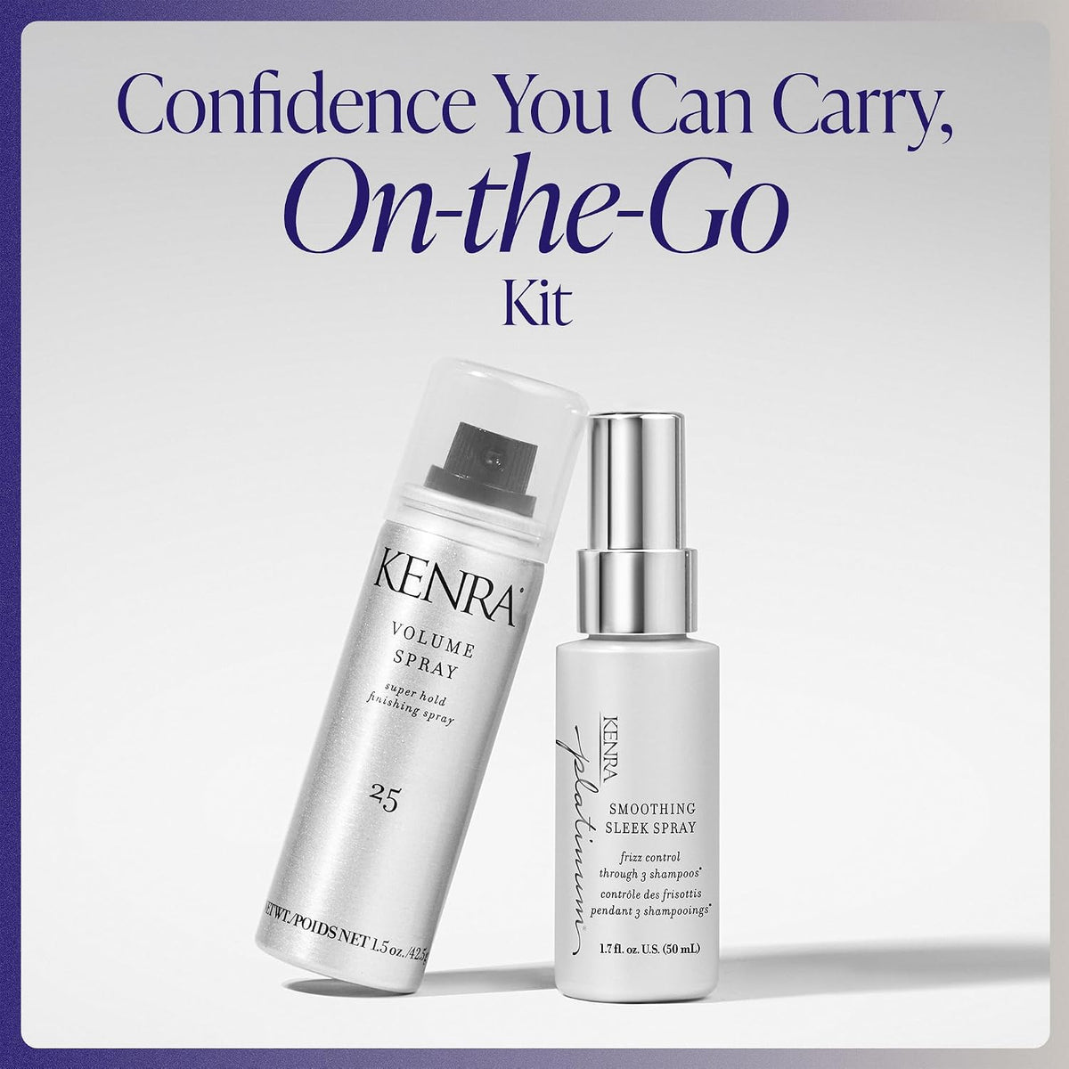 Kenra Professional hairspray for humidity resistance