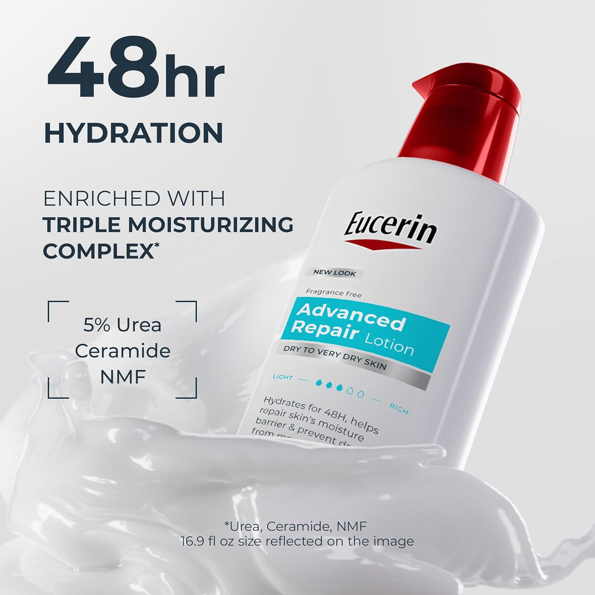 Eucerin dry skin repair lotion with ceramide