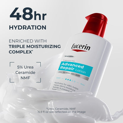 Eucerin dry skin repair lotion with ceramide