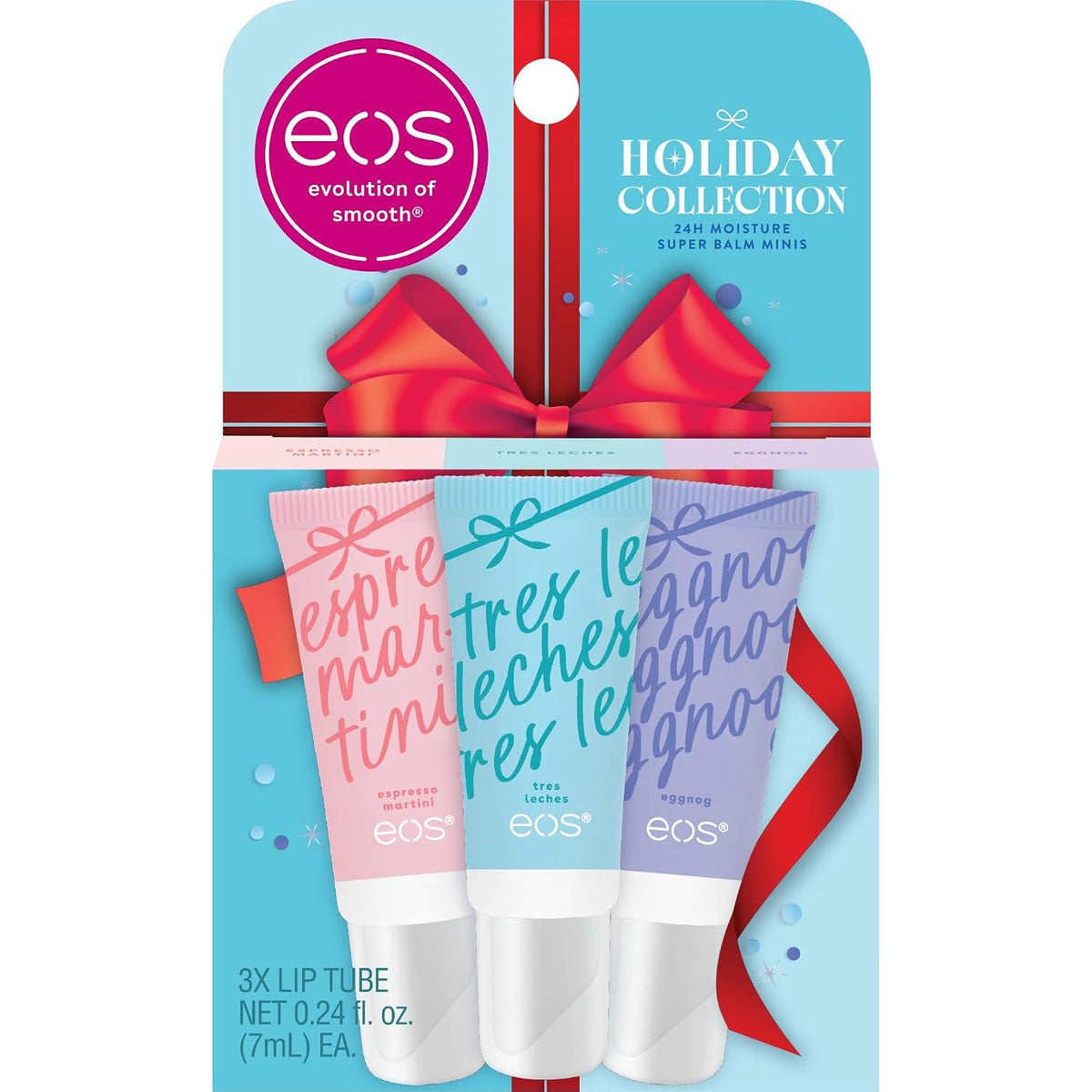 Tres Leches eos mini lip balm gift set