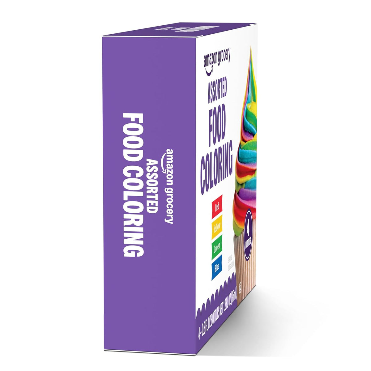 Amazon Grocery assorted food coloring in individual bottles