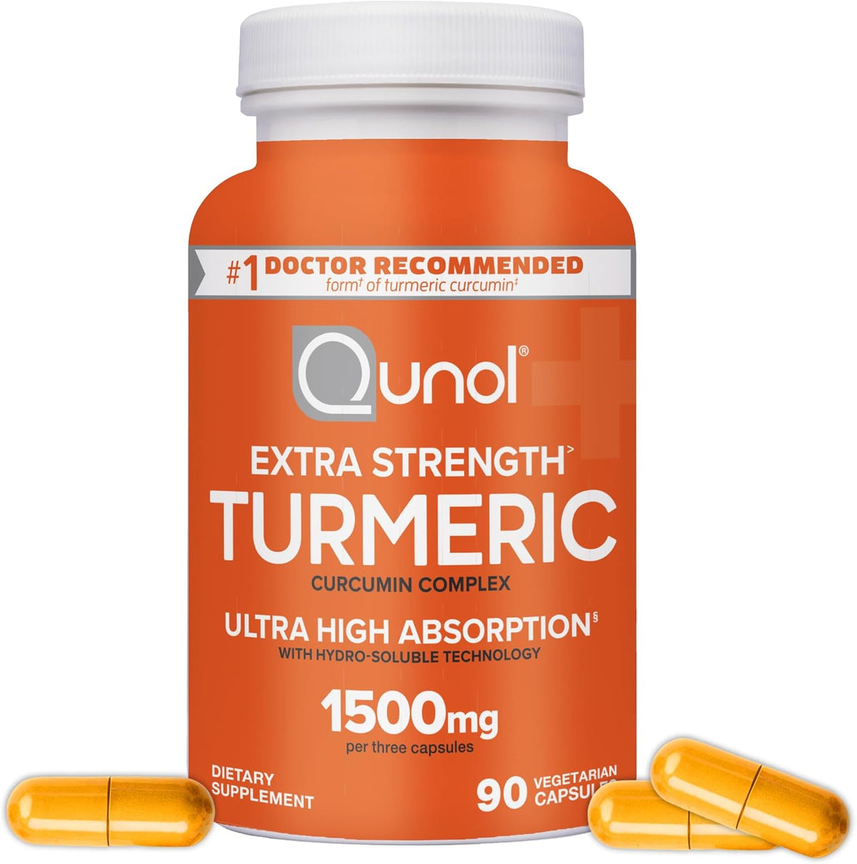 Qunol turmeric curcumin ultra high absorption supplement