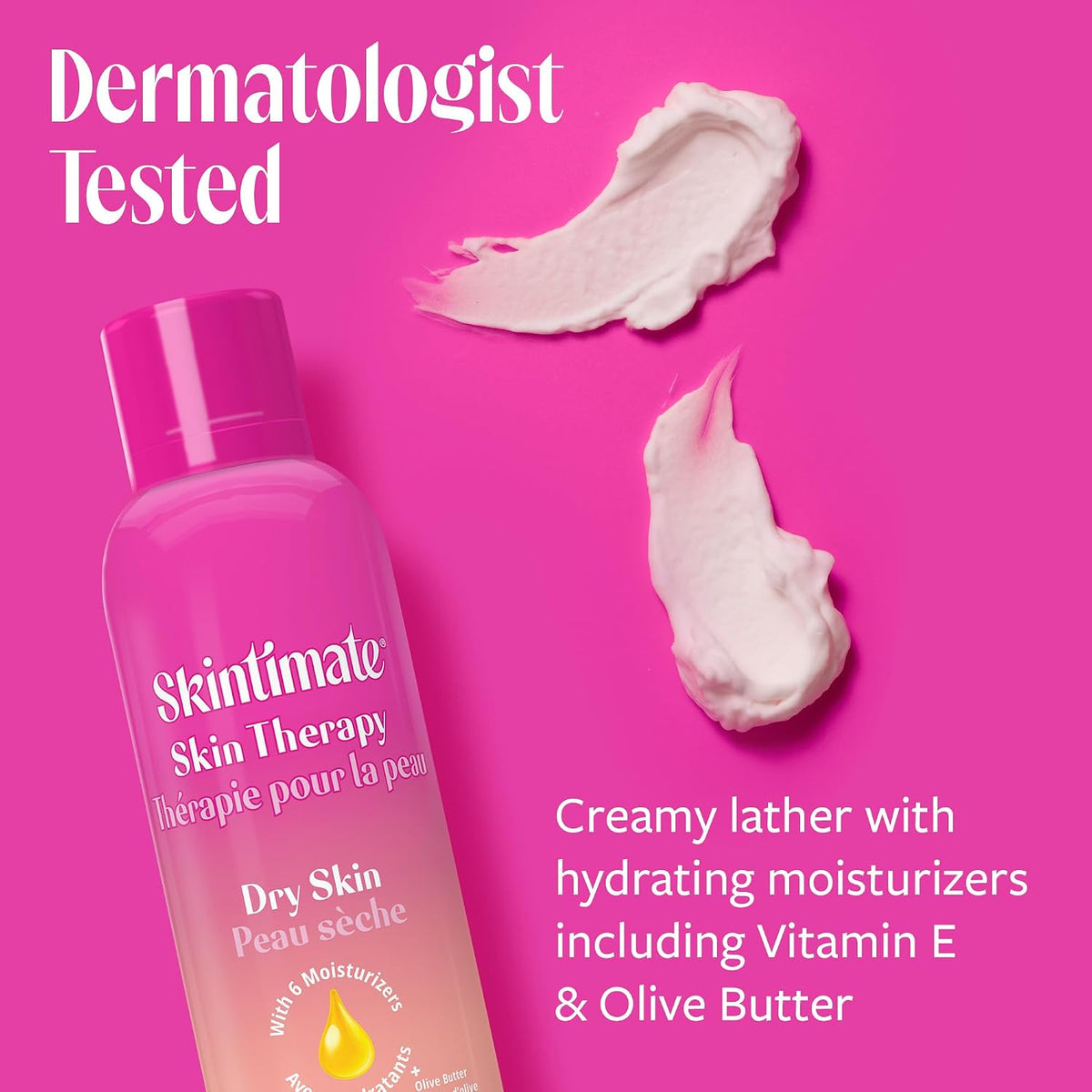 Skintimate moisturizing shaving foam for women