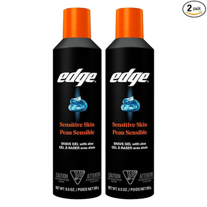 Edge shaving gel for men sensitive skin 2 pack