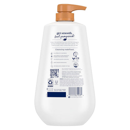 Dove body wash with shea butter and warm vanilla