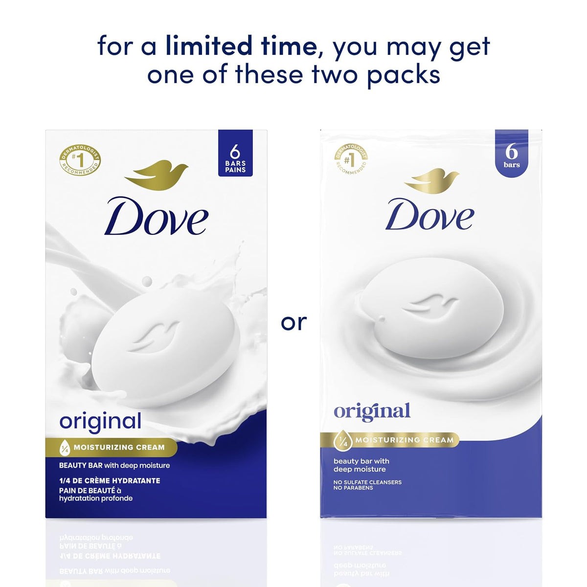 Dove Beauty Bar soap for face hands and body