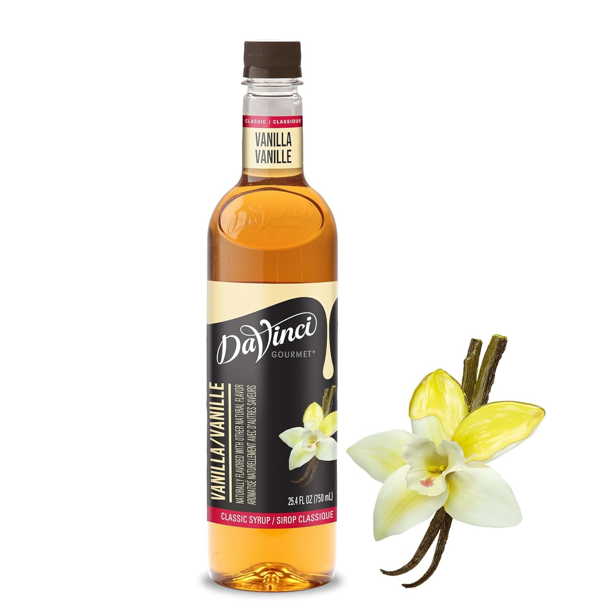 DaVinci Gourmet vanilla syrup for coffee and cocktails