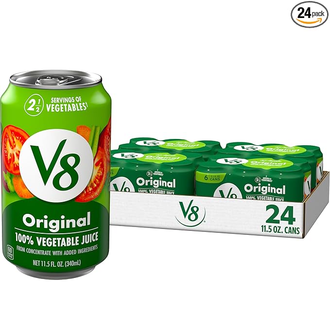 V8 Original 100% Vegetable Juice 24 pack cans