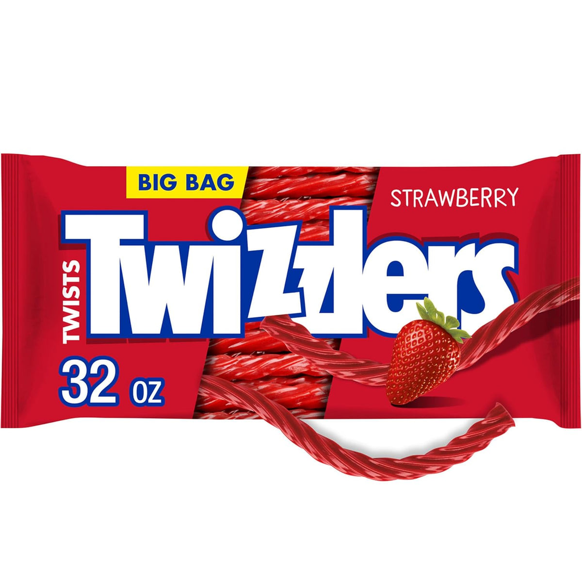 Bulk bag of Twizzlers strawberry chewy candy