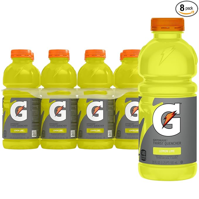 Gatorade Thirst Quencher lemon-lime 20 oz 8 pack