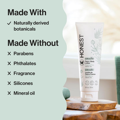 Hypoallergenic fragrance-free lotion by The Honest Company