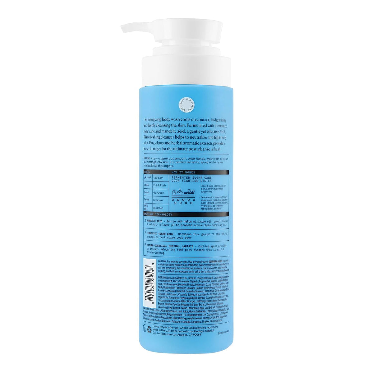 Naturium AHA body cleanser for refreshed skin