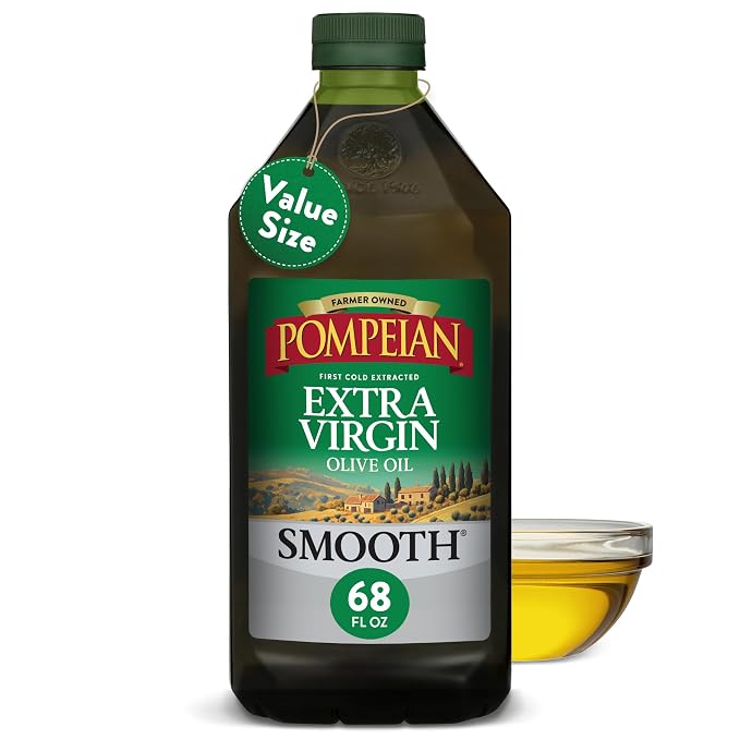 Pompeian Smooth Extra Virgin Olive Oil 68 fl oz bottle